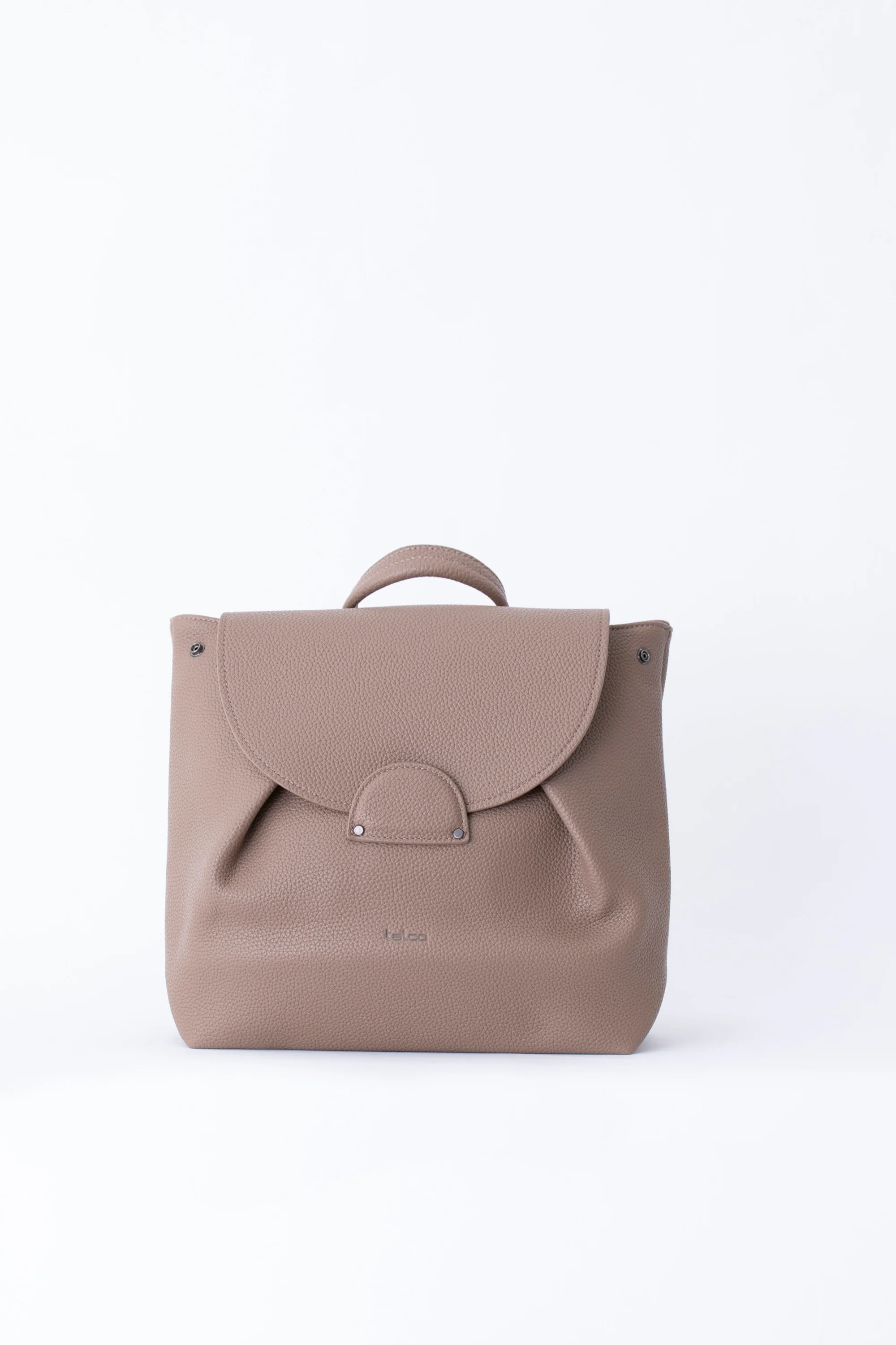 Zaino con patta in similpelle - FW26